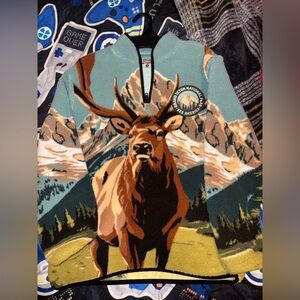 Grand Teton Elk Fleece (Pullover) NWOT